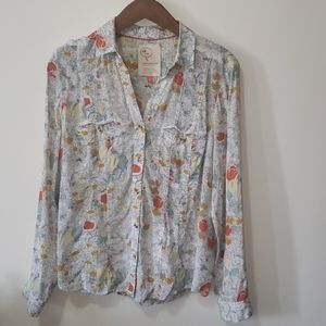 Anthro Limited Edition 52 Conversations Blouse